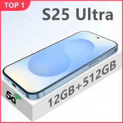 Global Version S25 Ultra Smartphone Android,6.8 inch,12GB RAM,512GB ROM,Dual SIM,Mobile phone,Google Play Store,24+48MP,6800mAh
